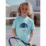 Babolat Exercise Graphic Tee Boy Angel Blue / Heather